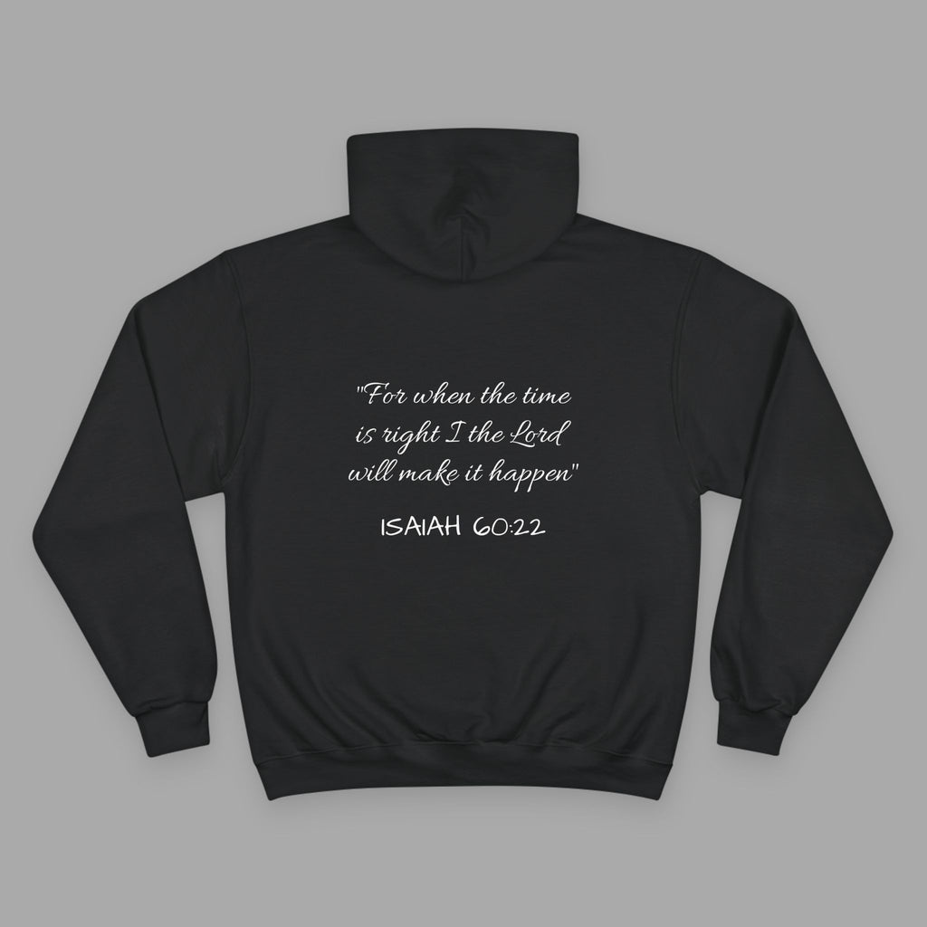 Inspirational Isaiah 60:22 Hoodie — OYD Script Christian Pullover