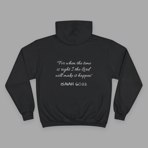 Inspirational Isaiah 60:22 Hoodie — OYD Script Christian Pullover