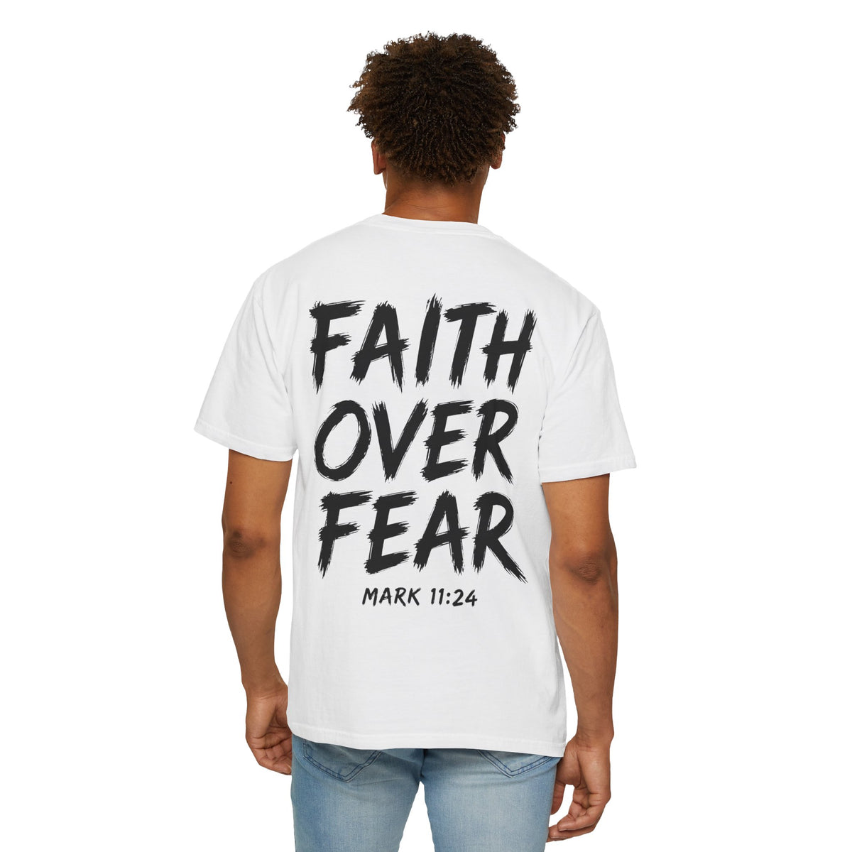 Faith Over Fear Tee — White