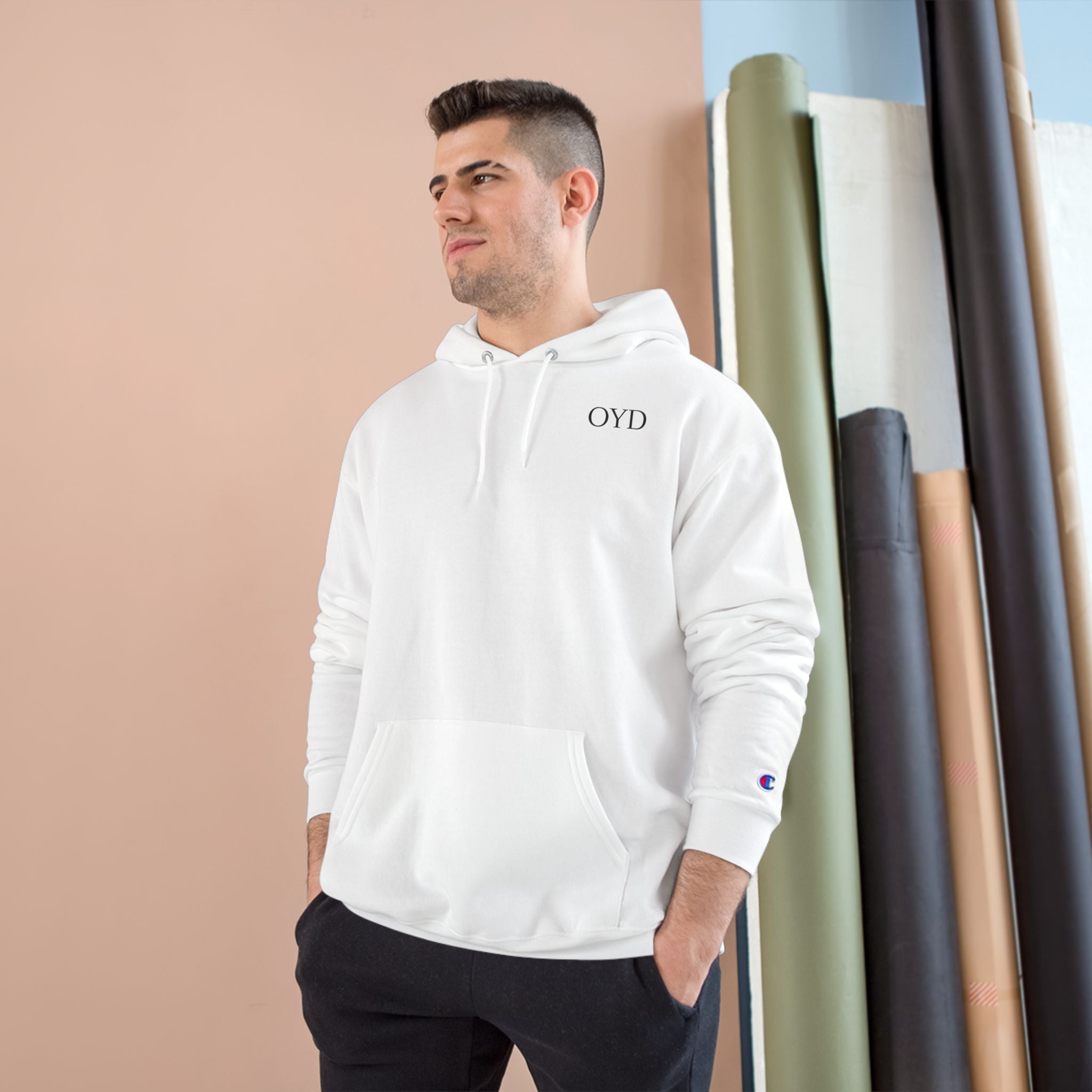 Champion Hoodie — White “Isaiah 60:22” Inspirational Pullover