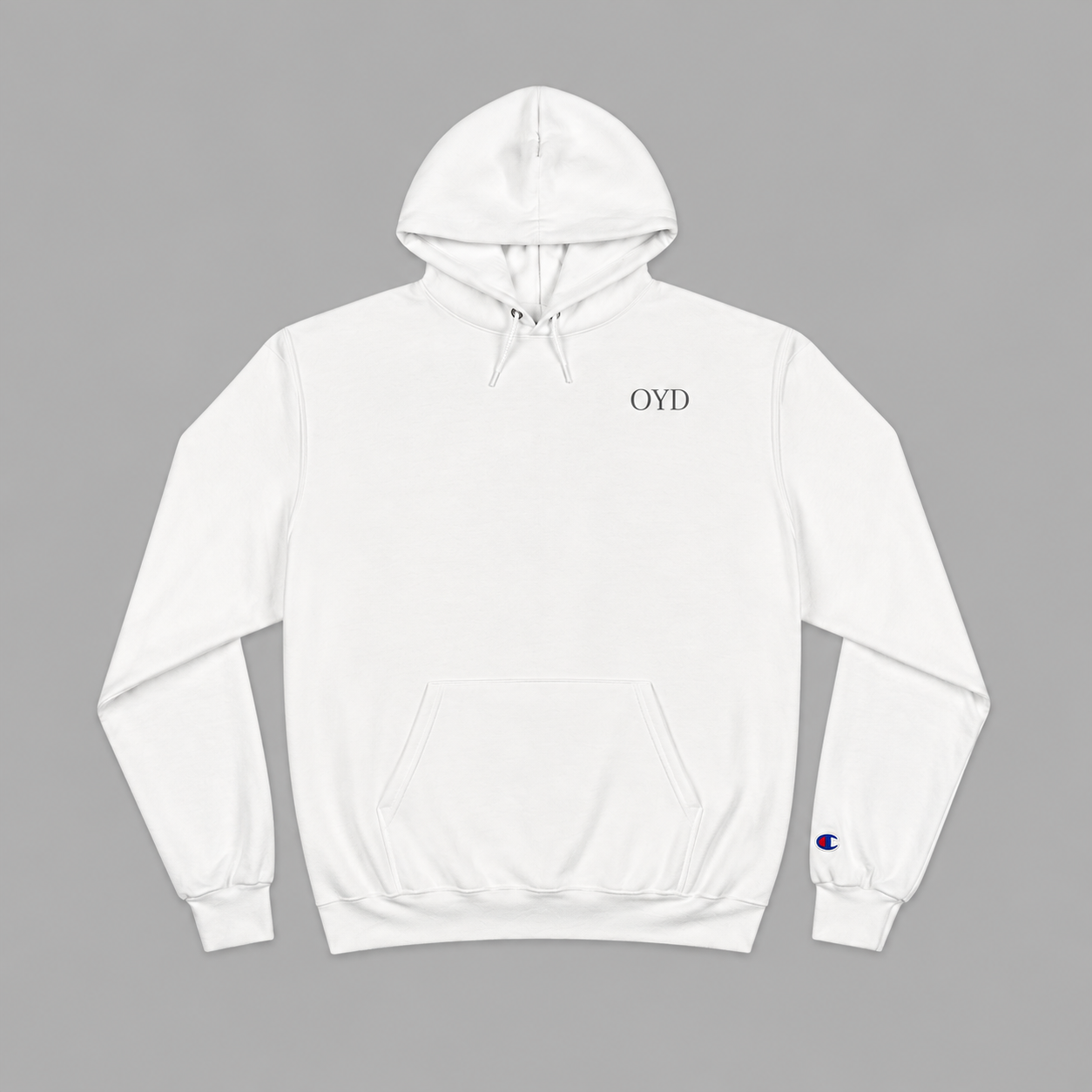 Champion Hoodie — White “Isaiah 60:22” Inspirational Pullover