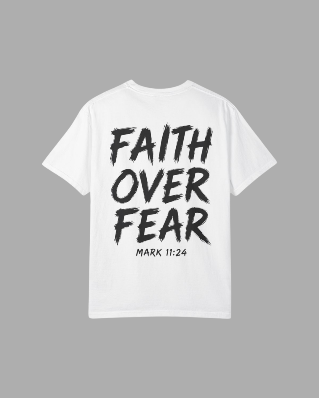 Faith Over Fear Tee — White