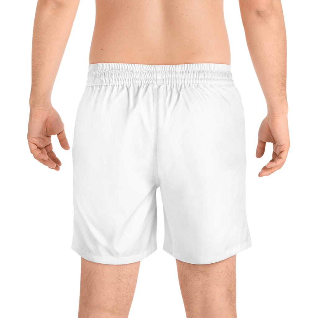 Jesus Saves Swim Shorts — White