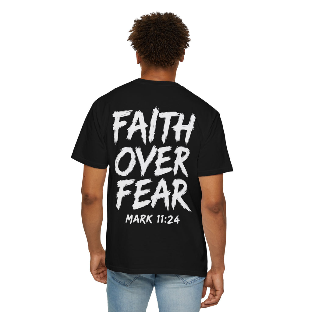 Faith Over Fear Tee — Black