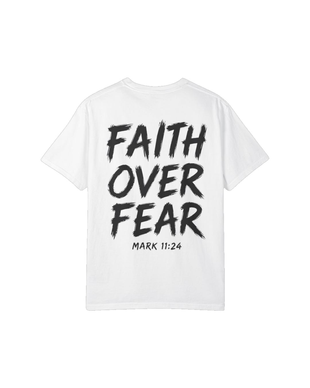 Faith Over Fear Tee — White